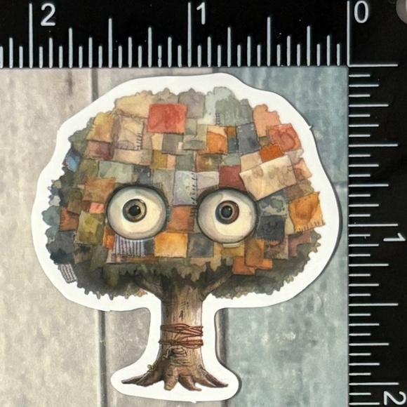 ๐10/$10๐ Retro Spooky Patchwork Object Waterproof Vinyl Sticker Decal - Picture 1 of 1